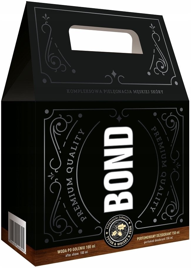 BOND Elegancki Zapach Zestaw prezentowy męski - Woda po goleniu 100 ml + Dezodorant 150 ml
