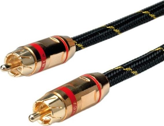 Kabel Roline RCA (Cinch) - RCA (Cinch) 5m złoty (JAB-1488324)