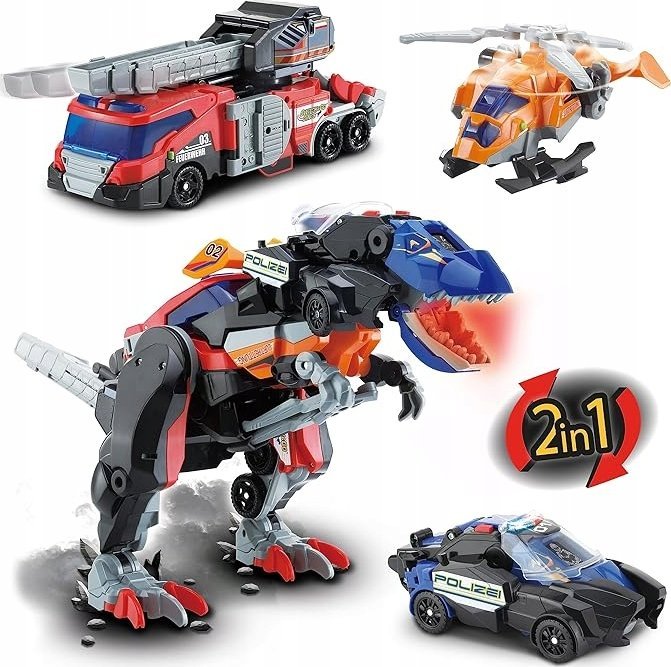Figurka Vtech Switch & Go Dinos - 3-in-1 Super T-Rex
