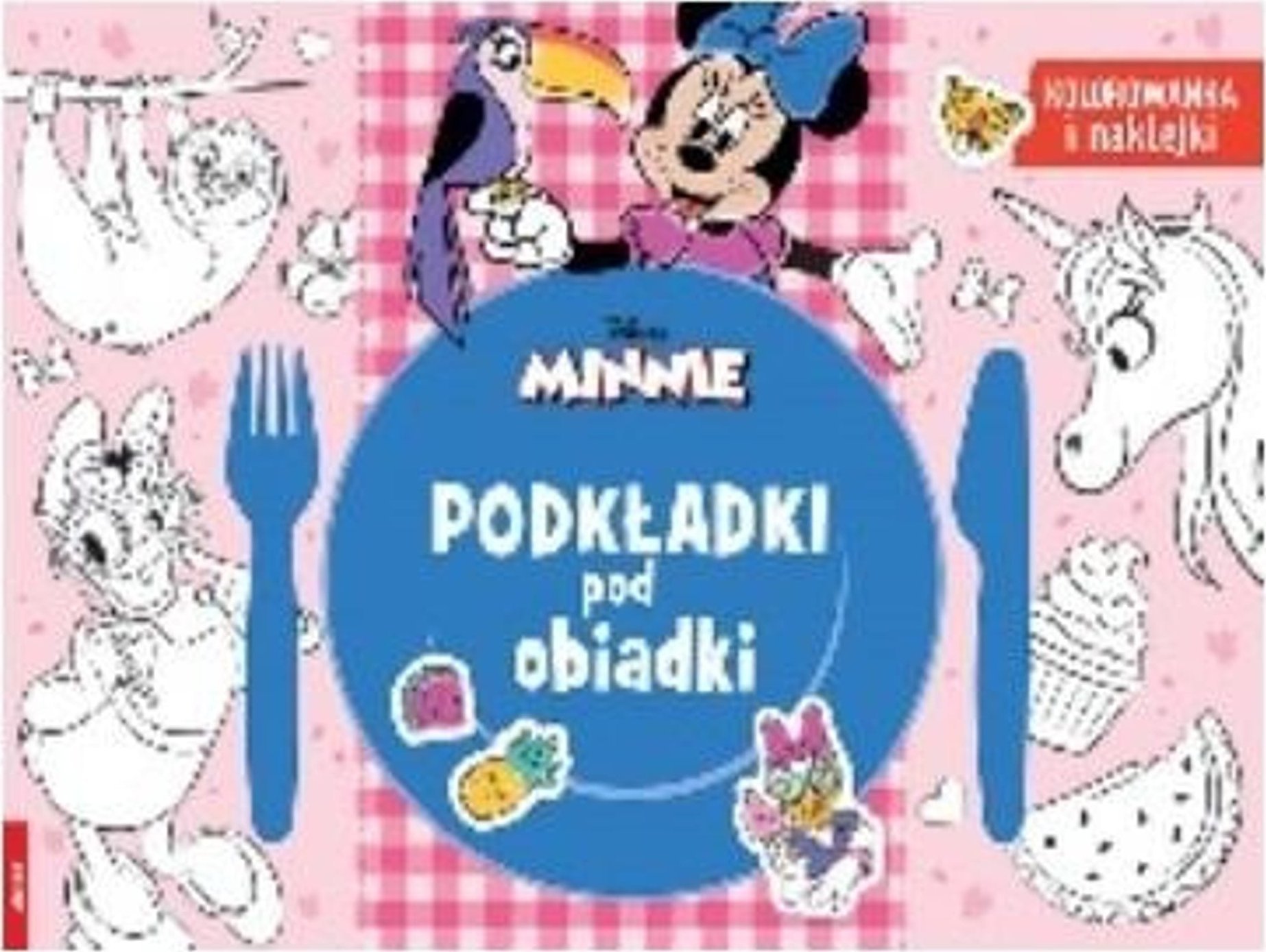 Kolorowanka Podkładki pod obiadki. Minnie MAT-9101