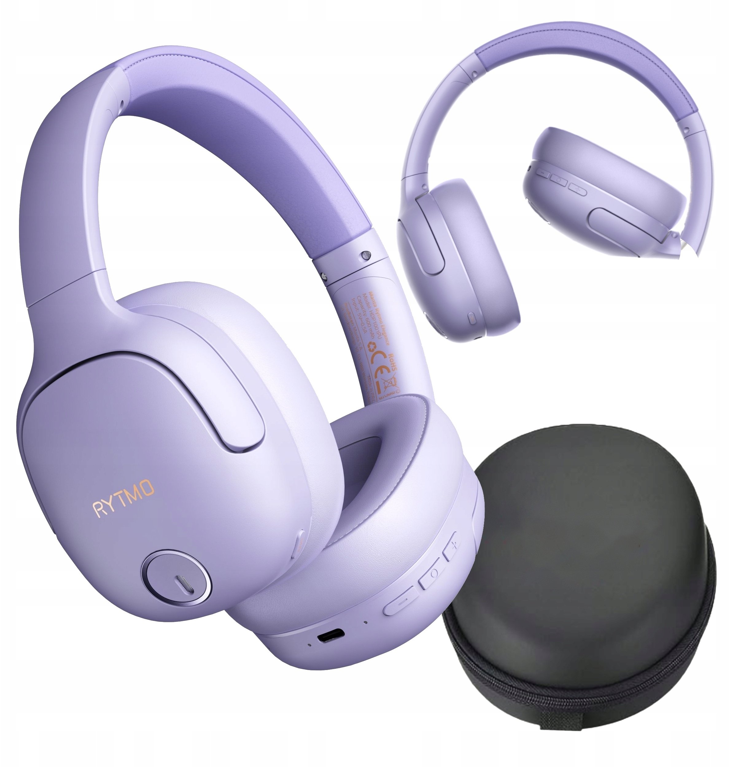 Słuchawki Manta HDP1001PU RYTMO ELEGANCE Słuchawki nauszne purpurowe