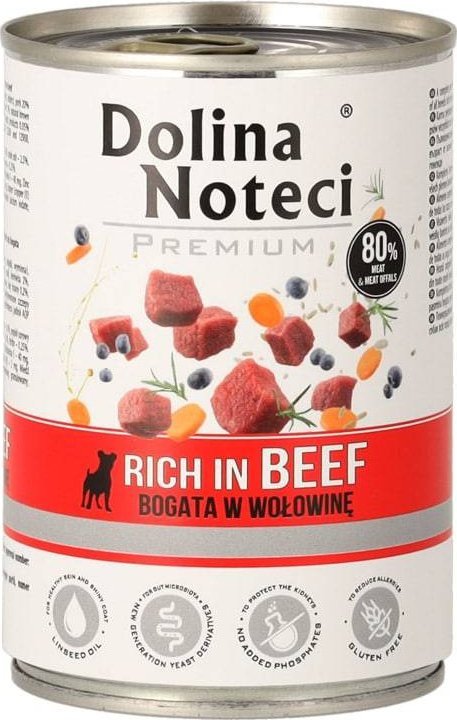 Dolina Noteci Premium z wołowiną 400g