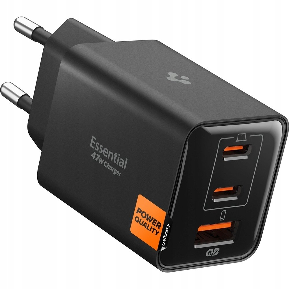 Spigen Essential 47W Wall Charger EE473EU, black