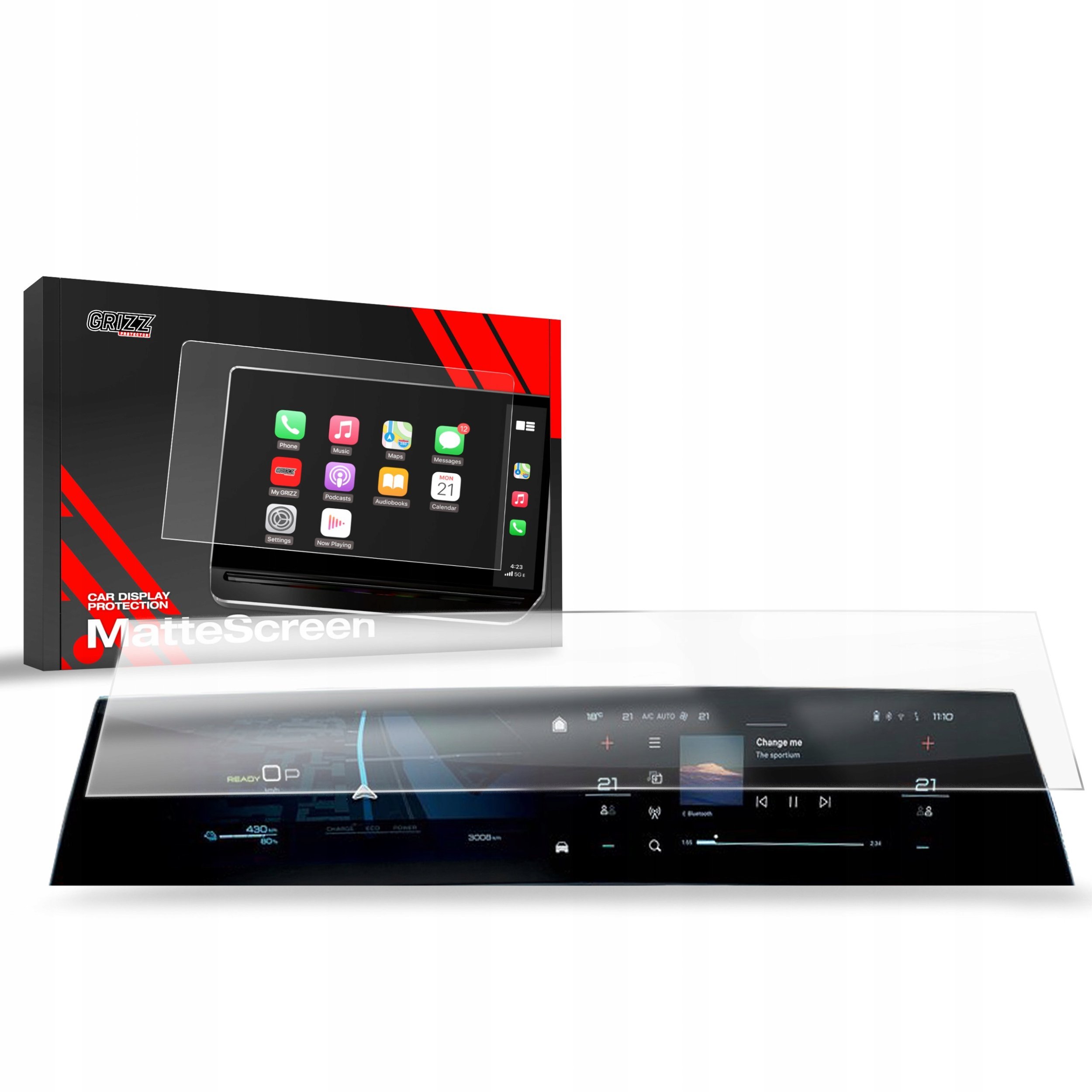 Folia matowa GrizzGlass CarDisplay Protection do Peugeot 3008 2024