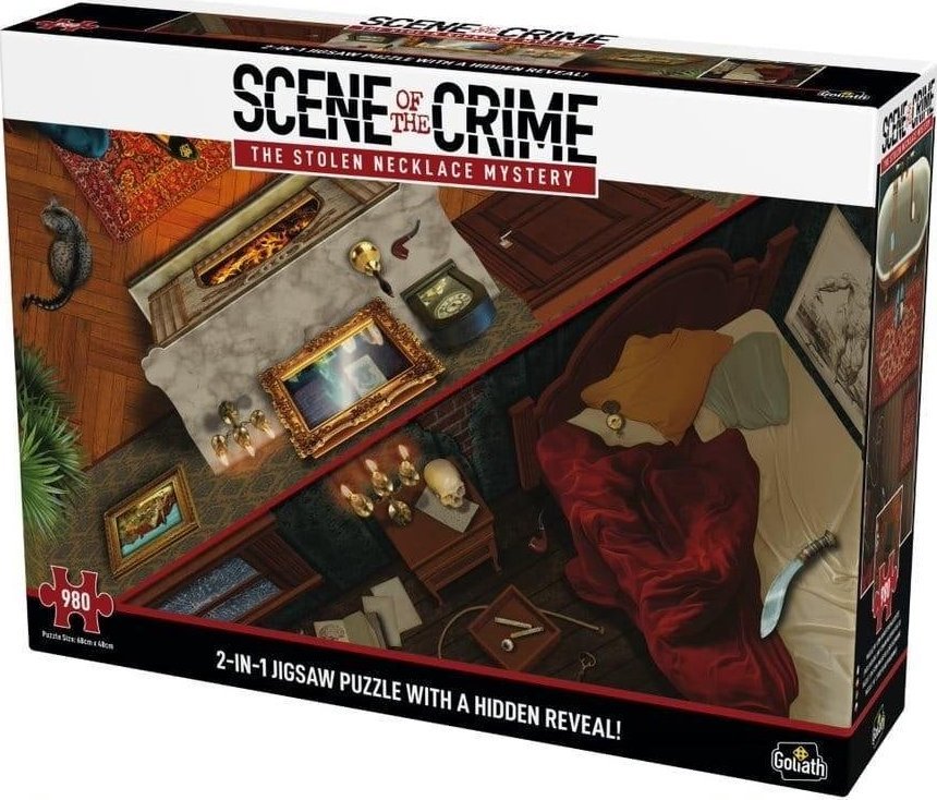 Goliath Puzzle z zagadką: Tajemnica naszyjnika 980 el.