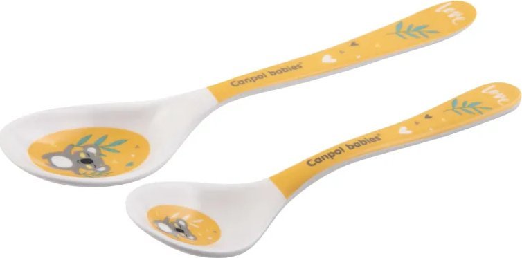 Canpol Łyżki melaminowe Exotic Animals 2 szt. żółty 4/530 Canpol babies