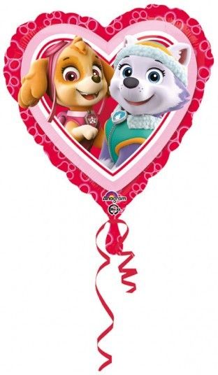 AMSCAN Balon foliowy Standard - Psi Patrol serce (3430201)