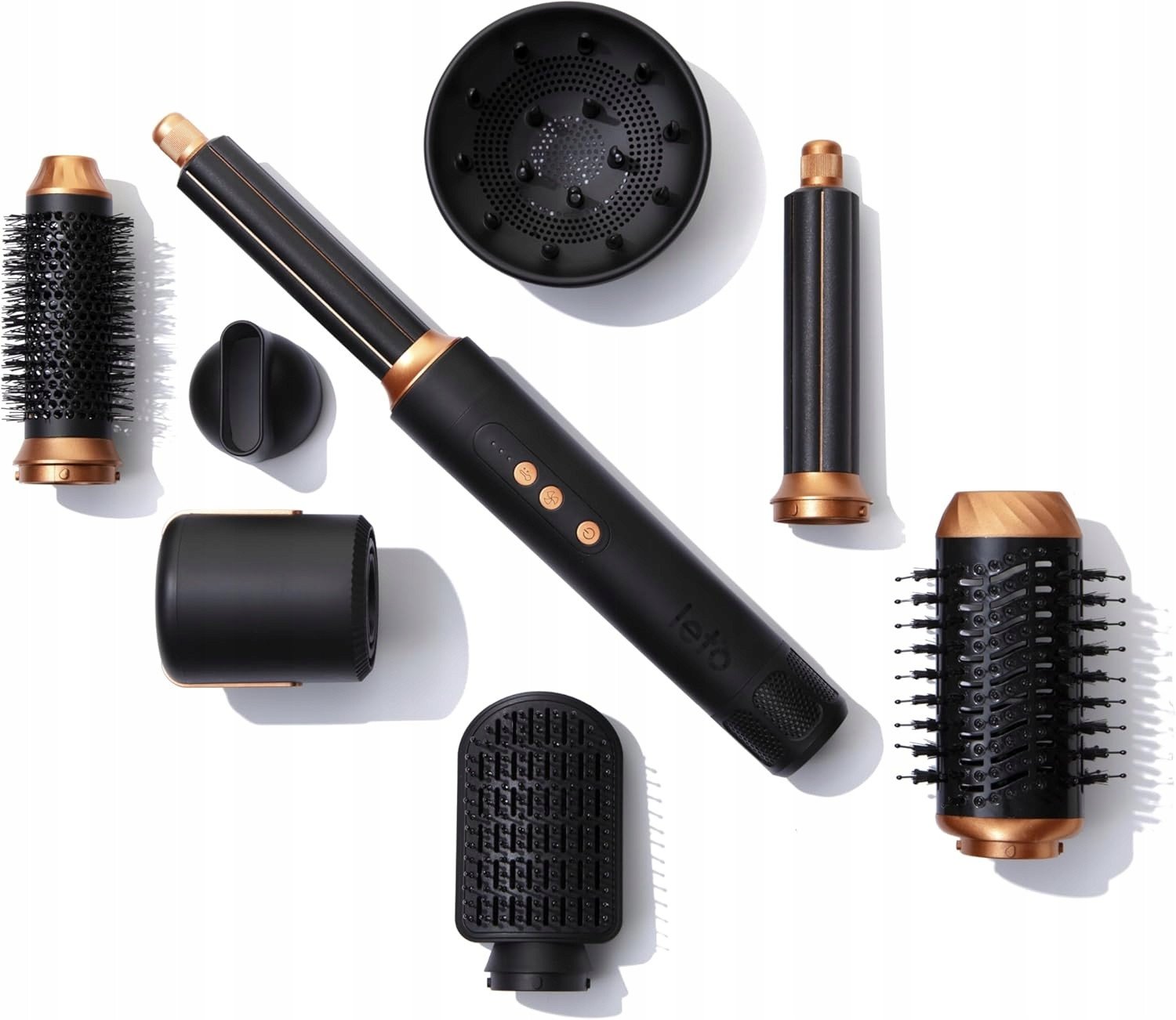 Leto 7w1 Air Brush&Hair Dryer suszarka lokówka prostownica z akcesoriami