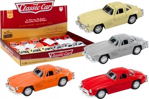 LeanToys Samochód Klasyczny 1:32 Metalowy Otwierane Drzwi Napęd