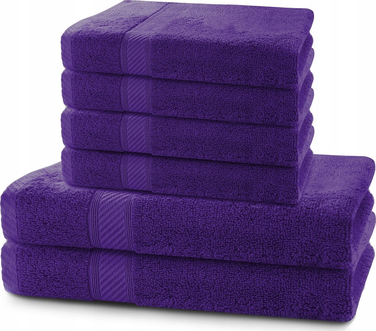 Decoking Komplet ręczników BAMBY 6 sztuk fioletowy