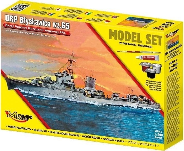 Mirage ORP Błyskawica wz. 65 Marynarka Wojenna PRL