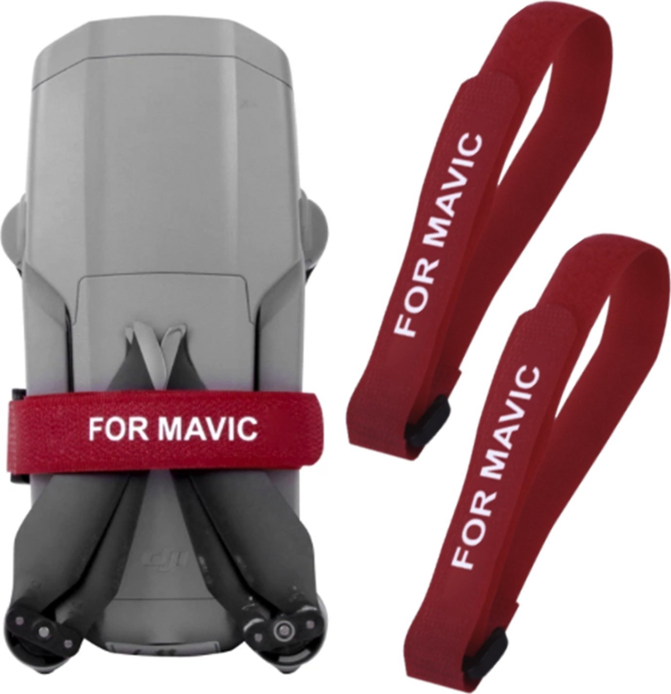 SunnyLife ZABEZPIECZENIE BLOKADA ŚMIGIEŁ DJI MAVIC PRO AIR MINI - 2 SZT CZERWONE