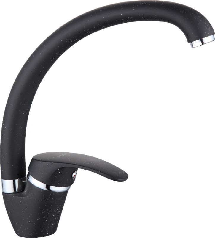 Bateria kuchenna Mexen Rosa stojąca czarna nakrapiana