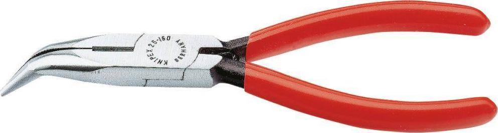 Knipex Szczypce tnące półokrągłe (radiowe), polerowane, wygięte,160mm