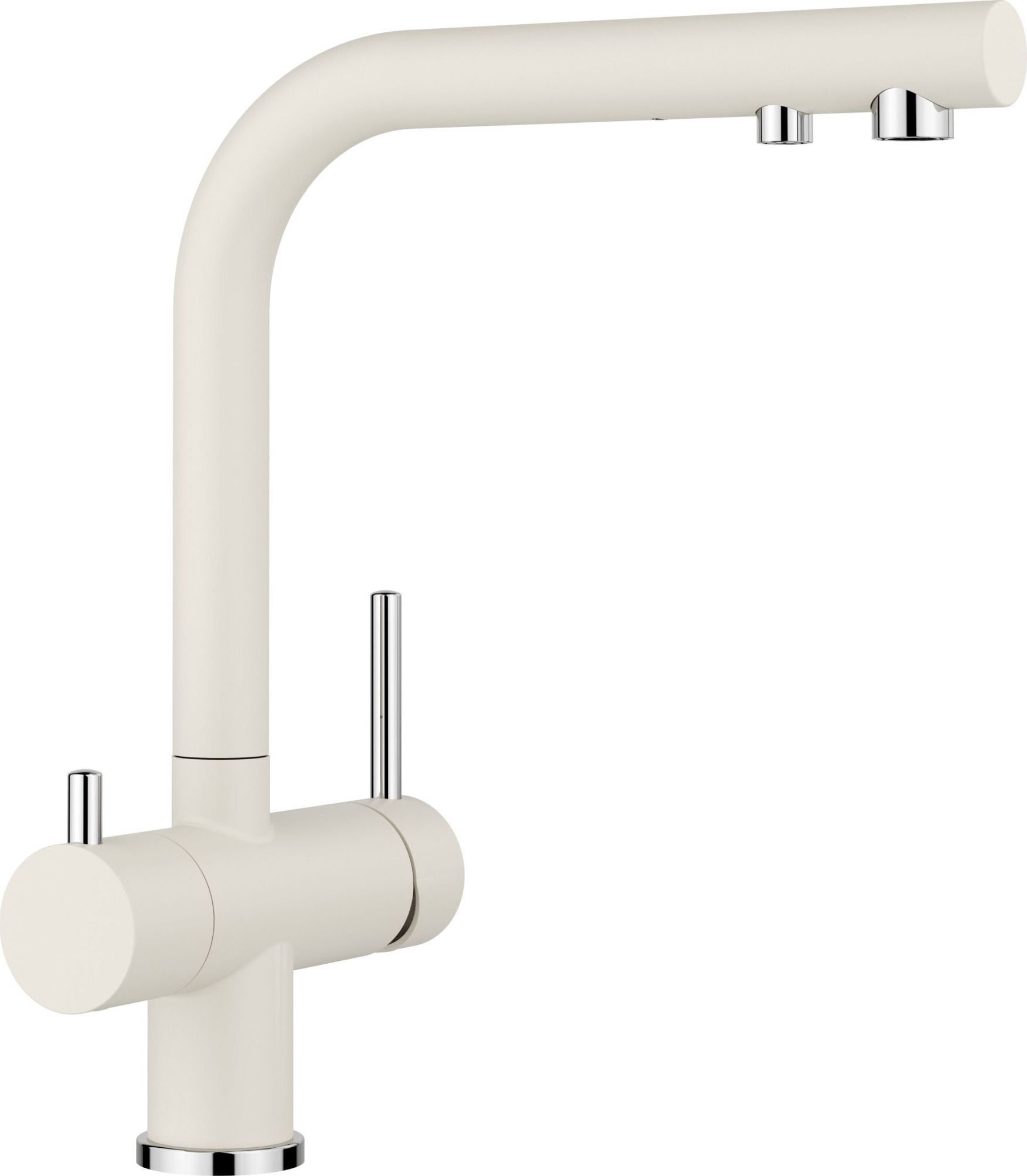 Bateria kuchenna Blanco Bateria FONTAS II Silgranit-Look delikatny biały