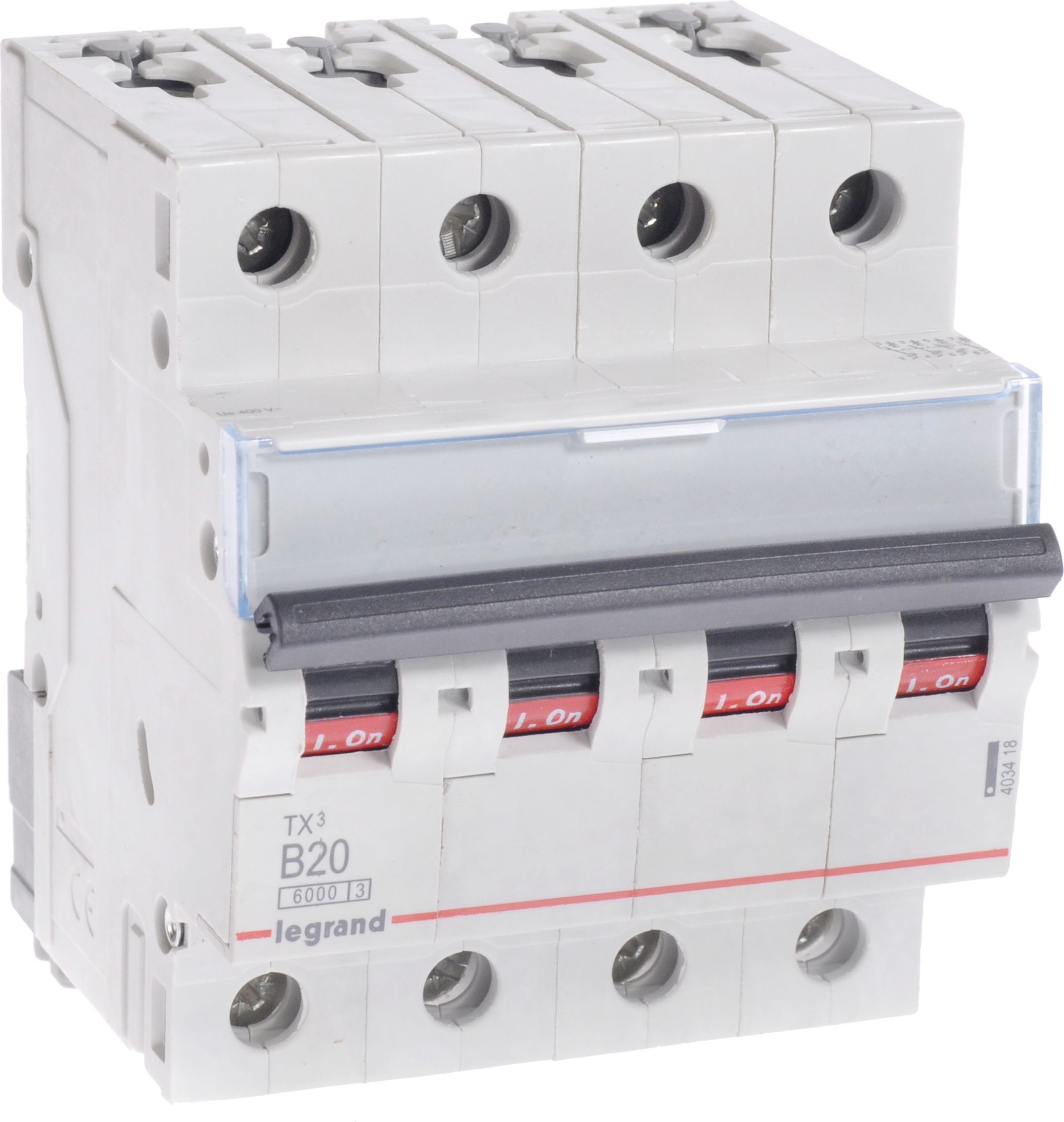 Legrand Wyłącznik nadprądowy S304 B20 TX3 20A 6kA 403418