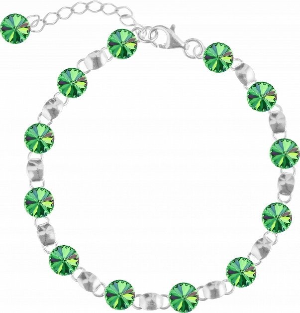 Radziszewska Jewellery Bransoletka Srebrna z Kryształami Dzień Matki Różne Kolory ŻYCZENIA