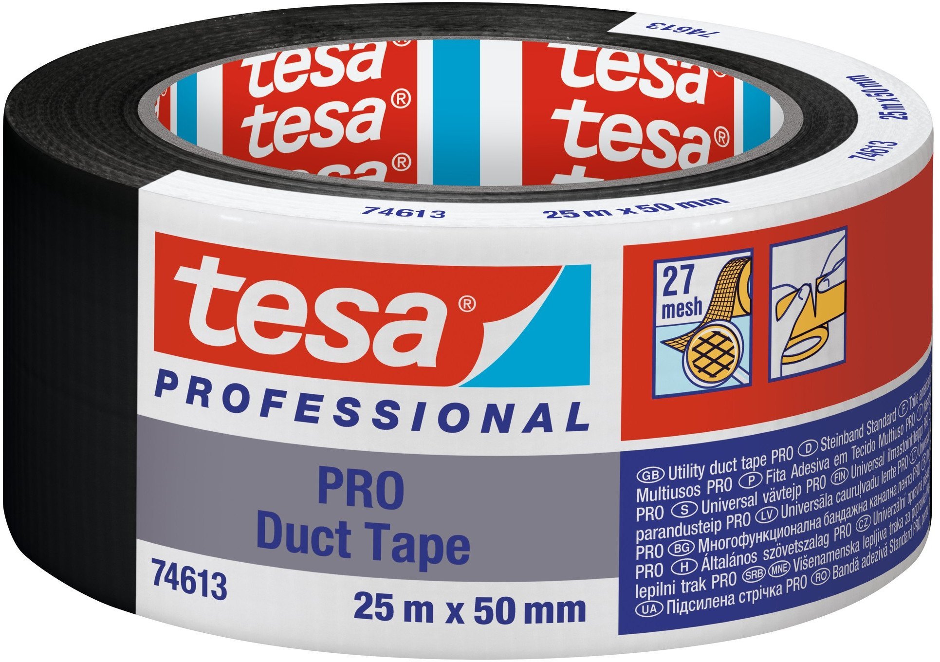 tesa PRO 74613 Duct Tape schwarz