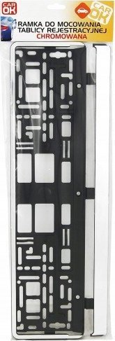 Profast Ramka tablicy rejestracyjnej uniwersalna chrom