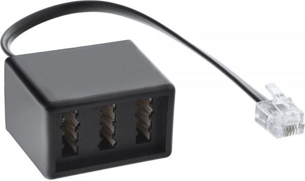 InLine Adapter Kabel RJ11 6P4C męski - TAE NFN żeński (69942A)