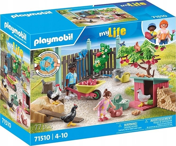 Playmobil Playmobil My Life 71510 Mała kurza ferma w ogródku Tiny House