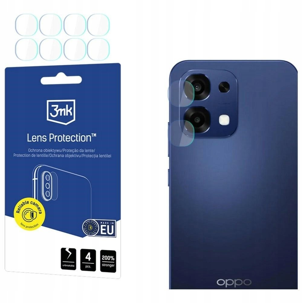 Ochrona na obiektyw aparatu 3MK Lens Protection do Oppo A6 Pro 5G CPH2781 4szt