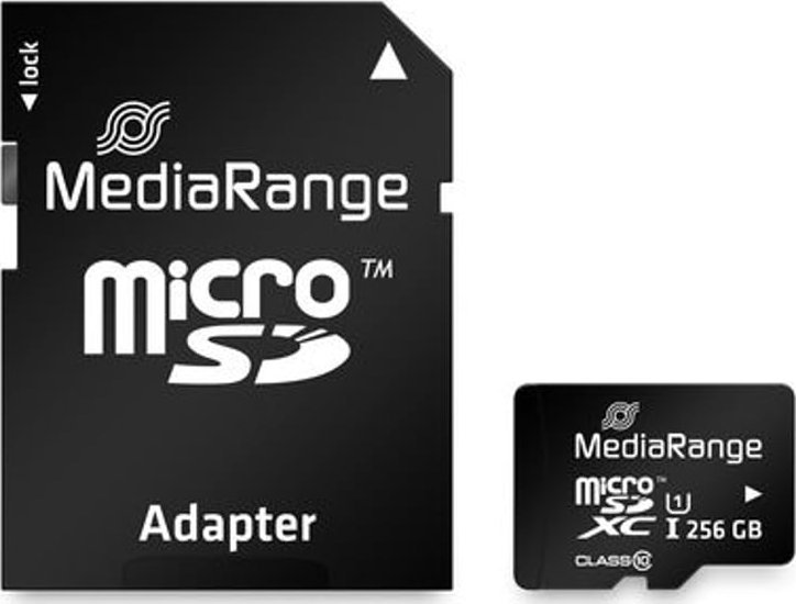 Karta MediaRange MicroSDXC 256 GB Class 10 UHS-I/U1 (MR946)