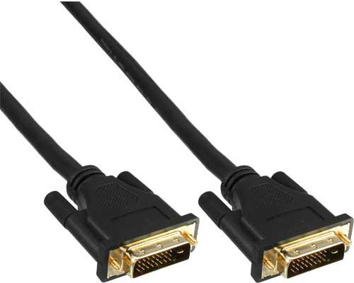 Kabel InLine DVI-D - DVI-D 1m czarny (17771P)