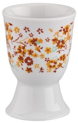 Cilio Kieliszek na jajko Amici, porcelana, śred. 5 x 7 cm, żółte kwiaty