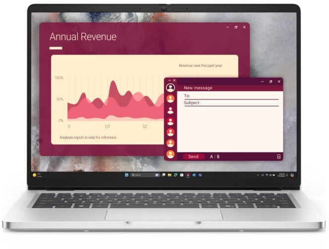 Laptop Dell Pro 14 PC14250 | Platinum Silver | 14" | IPS | FHD+ | Anti-glare | Intel Core Ultra 5 | 235U | 16 GB | DDR5 | Solid-state drive capacity 5