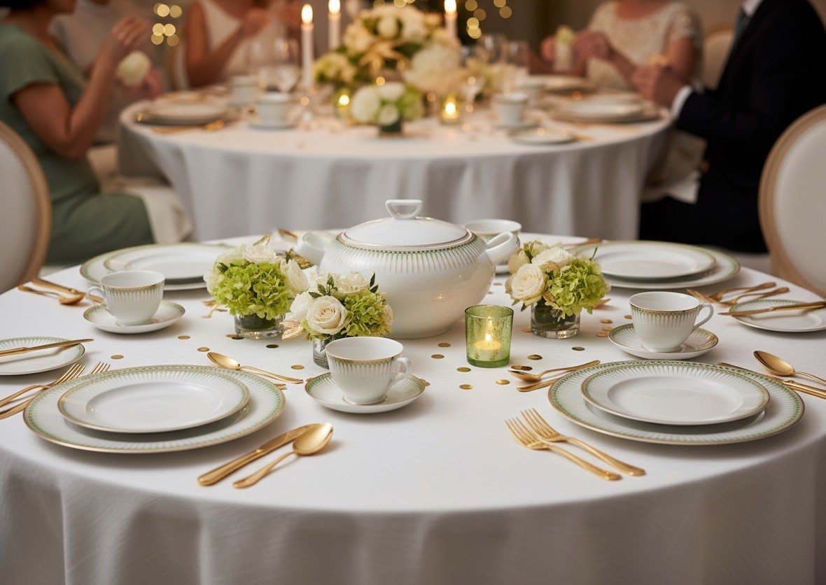 Serwis obiadowy dla 12 osób 44 el. Yvonne Nimfa H115