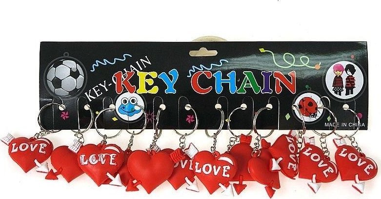 Brelok serce (12szt)