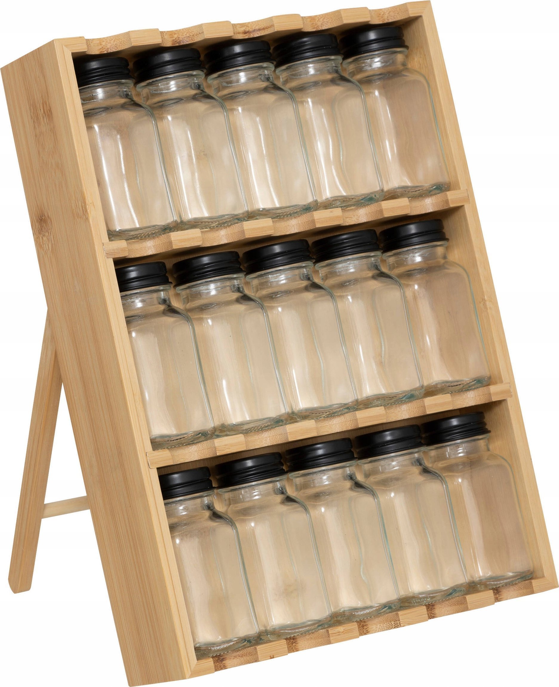 Organizer na przyprawy do szuflady lub na blat 15 słoików