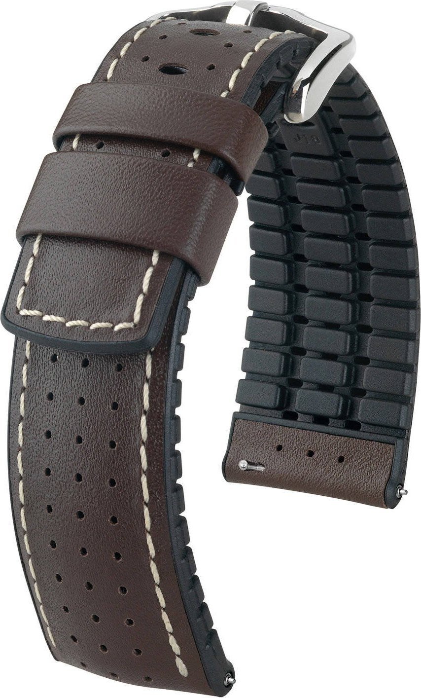 Hirsch Skórzany wodoodporny pasek do zegarka 20 mm HIRSCH Tiger 0915075010-2-20