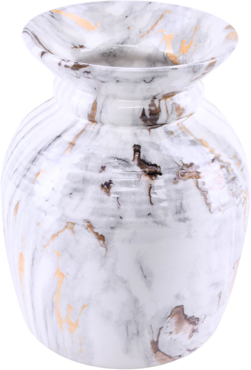 Wazon ceramiczny marmur biały MARBLE