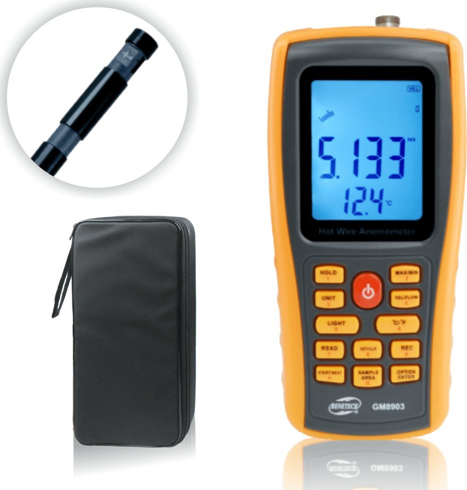 Benetech Hot wire anemometr GM8903