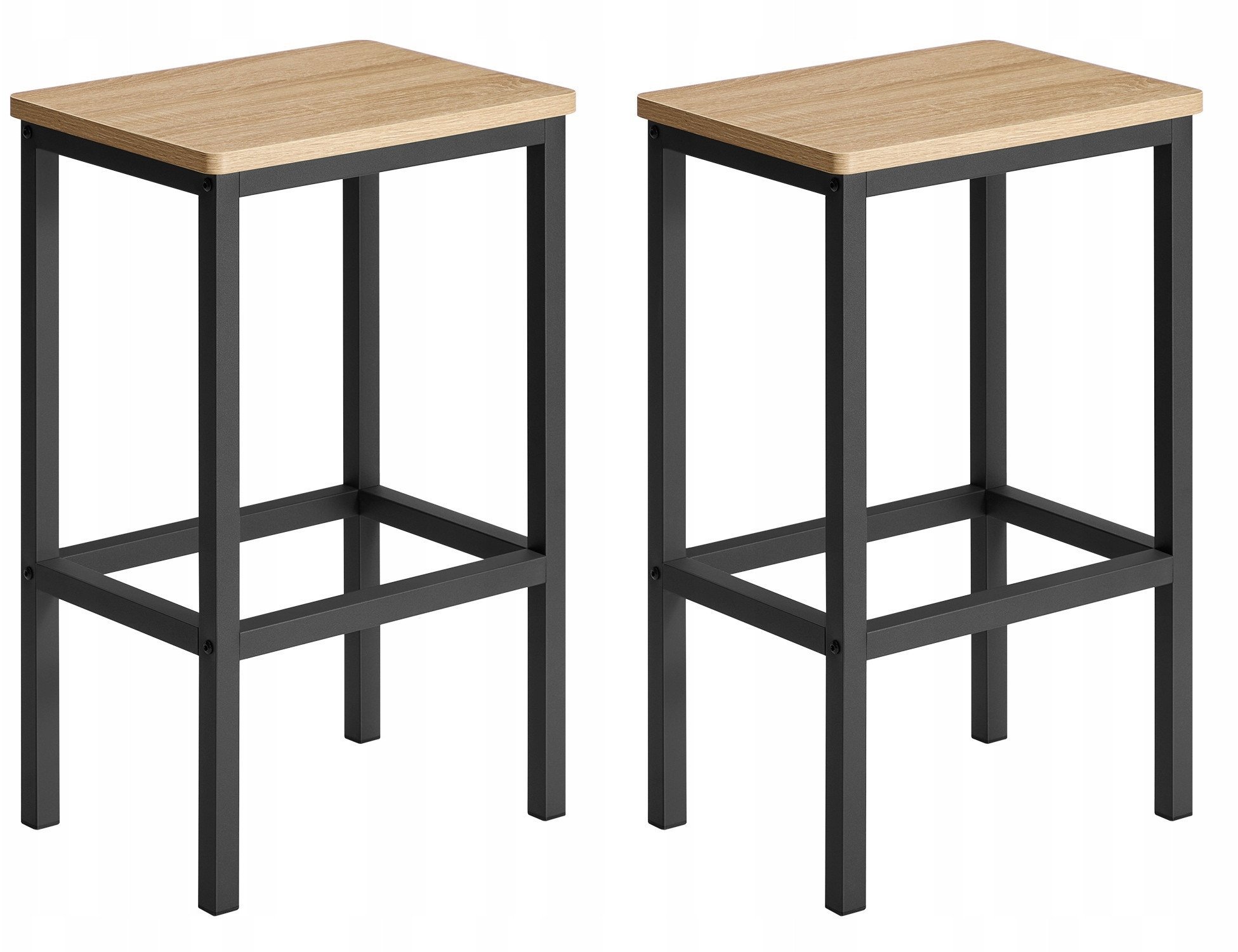 Taborety Barowe 2szt - sonoma - LBC065B11