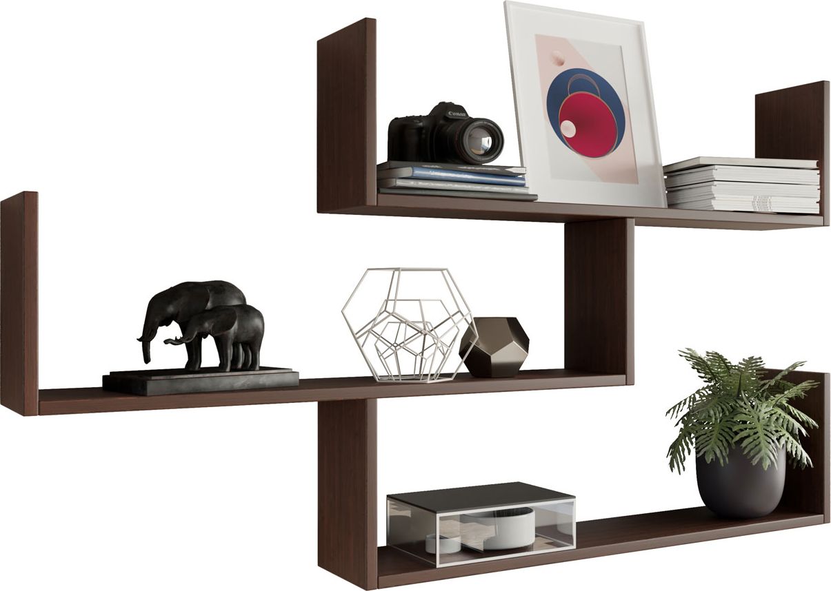 Elior Półka ścienna dąb wenge - Agima