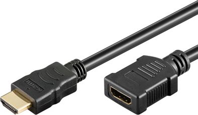 Kabel MicroConnect HDMI - HDMI 0.5m czarny (HDM19190.5FV1.4)