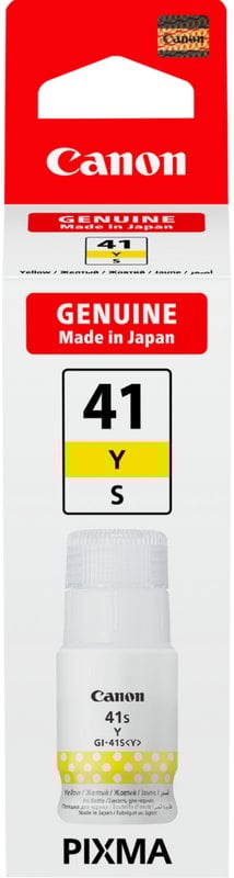 Canon GI 41S Y - 40 ml - S - Gelb - original - Nachfulltinte - fur PIXMA G1420, G2420, G2460, G2470, G3420, G3460, G3470, MG2420, MG2460