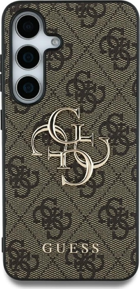 Guess Big 4G Logo Classic Logo Case for Samsung Galaxy S25 Ultra Brown