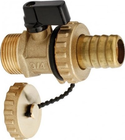 Alkotest ZAWÓR KULOWY SPUSTOWY 3/4" H // Z.SPUS.3/4-H