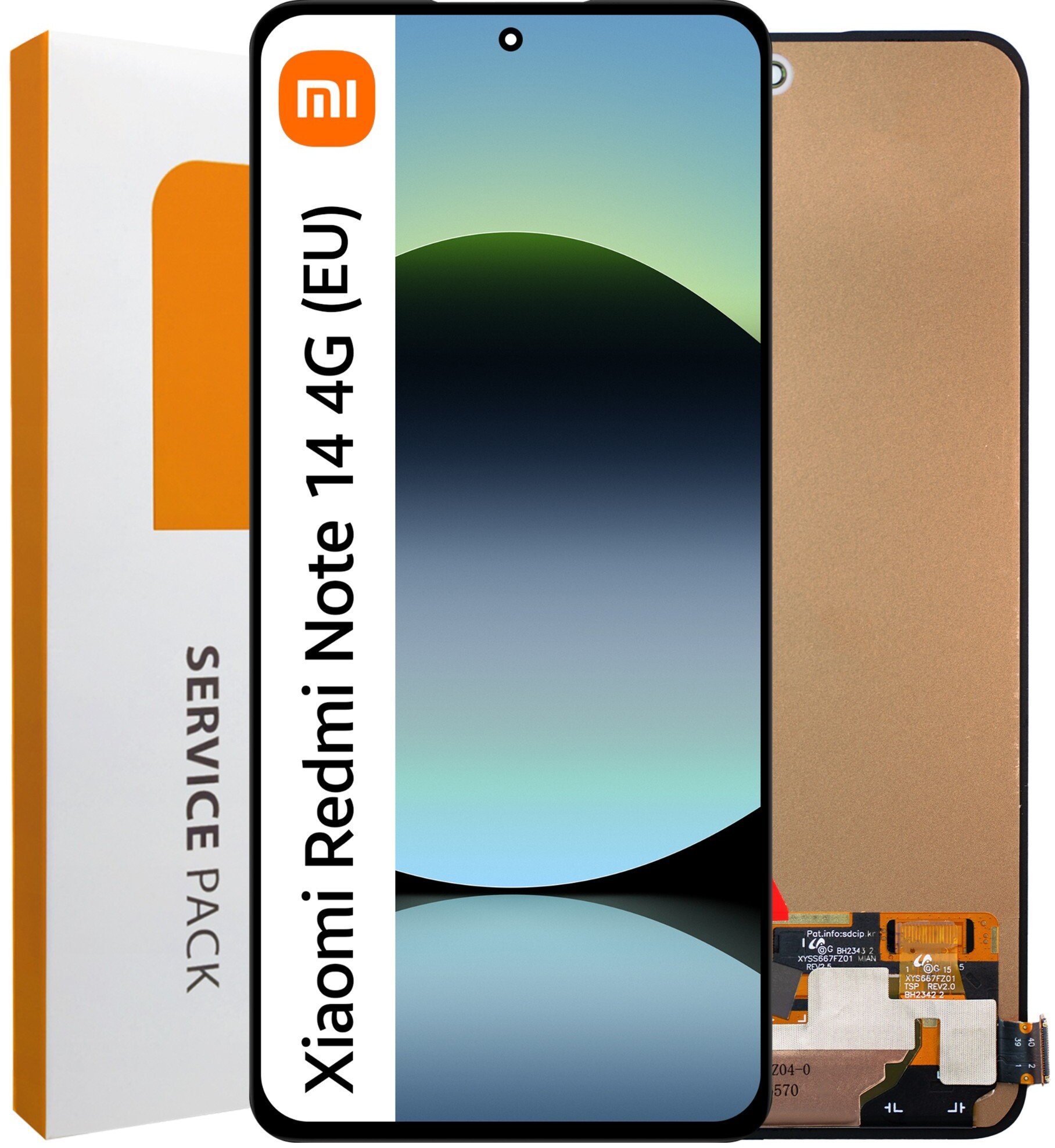 Bateria Zila Wyświetlacz do Xiaomi Redmi Note 14 4G Ekran LCD oryginalny 24117RN76G (5904858355372)