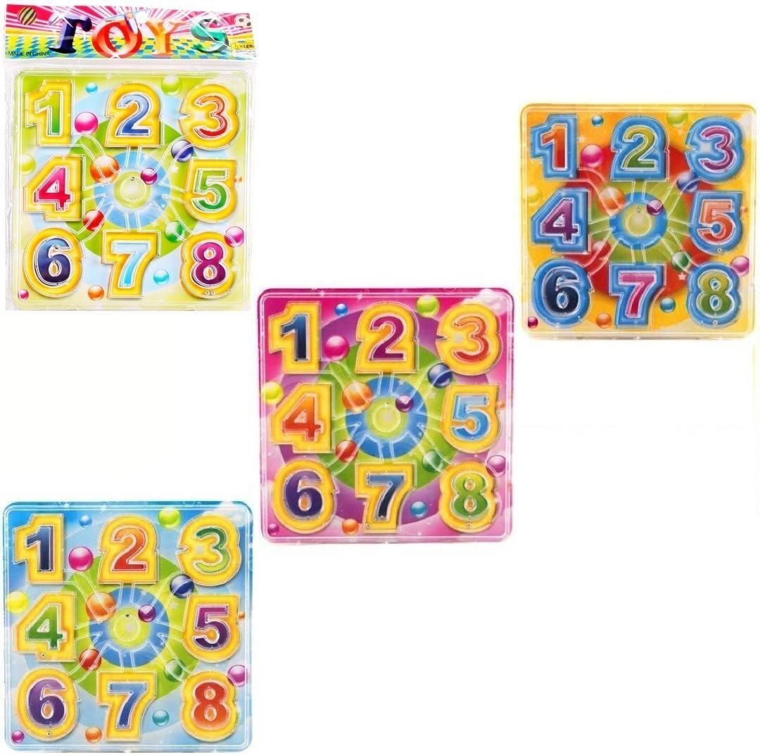 Labirynt dla kulek i cyferki