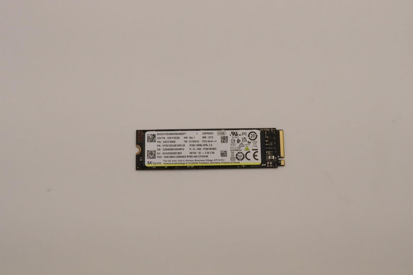 512GB M.2 2280 PCIe 4.0 SSD