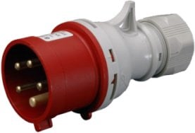 EV 3253 32A. 400V. 3P+N+PE. KIŠTUKAS