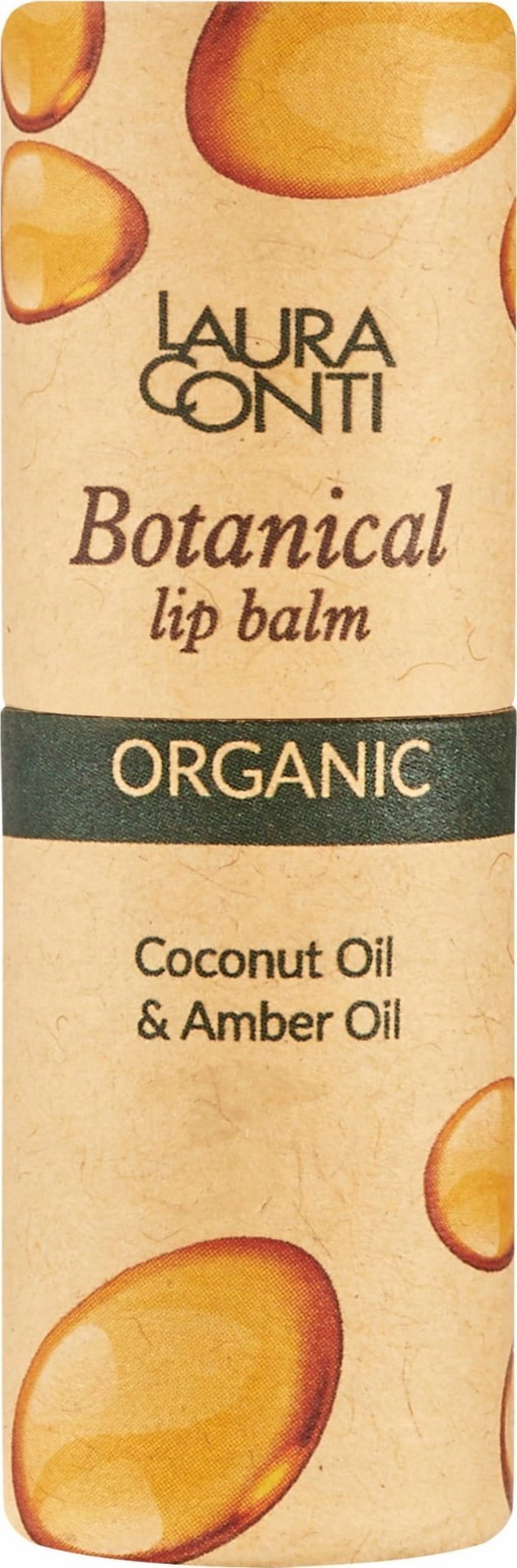 EcoSoft, Balsam do ust, Botanical Organic, ZERO WASTE, Bursztyn, 7,2 ml