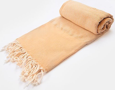 Yeye Ręcznik hammam HASIR 100% bawełna YEYE Musztardowy