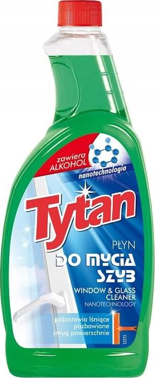 Tytan PŁYN DO MYCIA SZYB NANOTECHNOLOGIA ZAPAS 750g