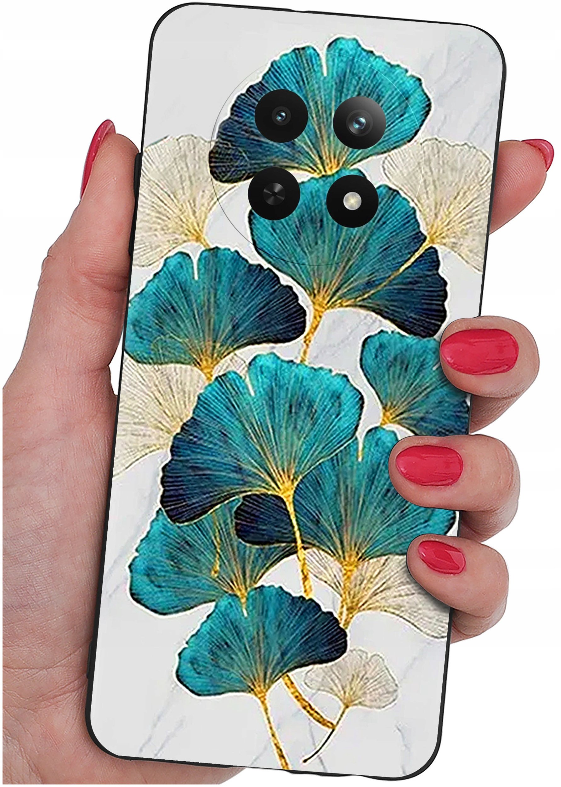 Etui do Realme 12 5G | 12x 5G WZORY |SILIKONOWE MATT CASE + SZKŁO 9H